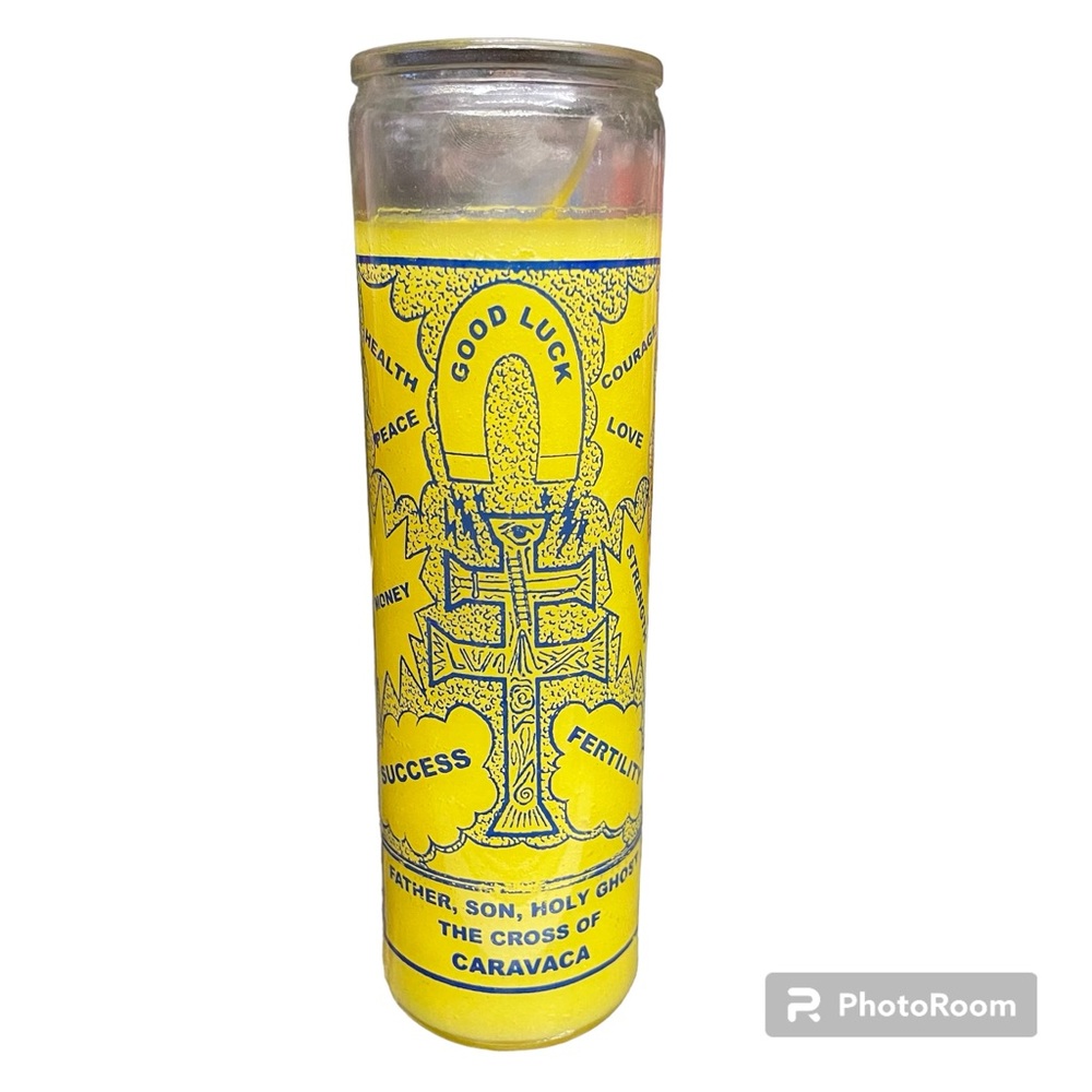 The cross of Caravaca 7 days candle/ vela la cruz de Caravaca 7 dias